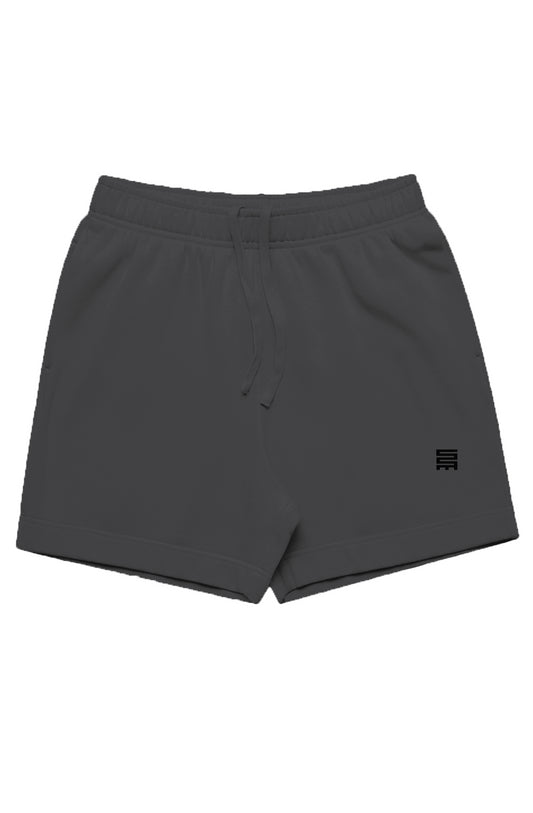 Faded Black Track Shorts